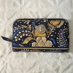 Vera Bradley multicolor large quilted wallet